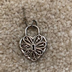 Authentic Tiffany Filigree heart charm